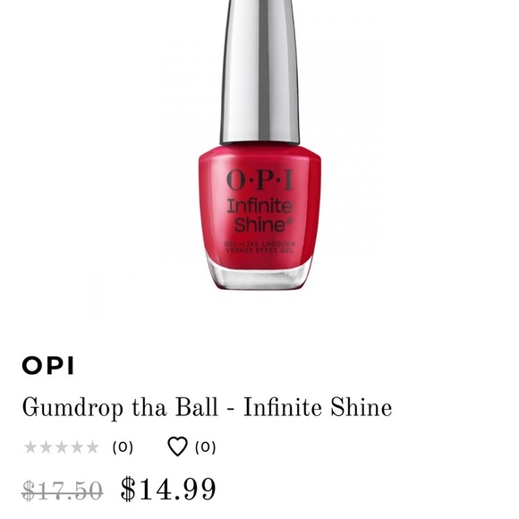 OPI Other - OPI - Gumdrop tha Ball - Infinite Shine - new no box